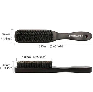 SERRATED Boar Bristle Beard & Neck Brush
