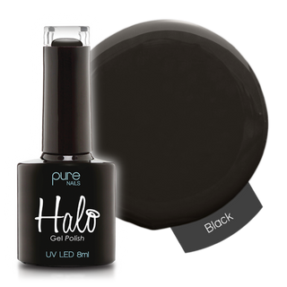 Gel Nail Polish Black 8ml