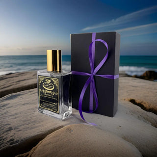 Elegant men's fragrance glass bottle EDP