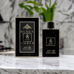 mysamu.co.uk 100 ml perfume Black Amber Eau de Parfum 100ML Ayat Perfumes
