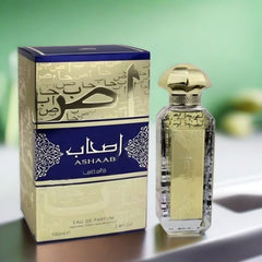 mysamu.co.uk ARABIC PERFUME Ashaab 100ml EDP  By Lattafa Perfume  NEW Arabian Fragrance Fruity Citrus