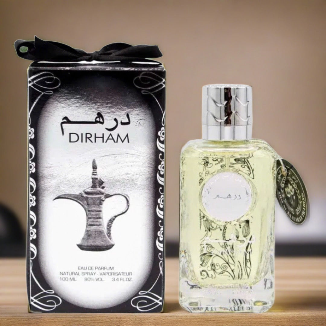 mysamu.co.uk ARABIC PERFUME Dirham Silver 100ML EDP Perfume by Ard Al Zaafaran arabian fragrance