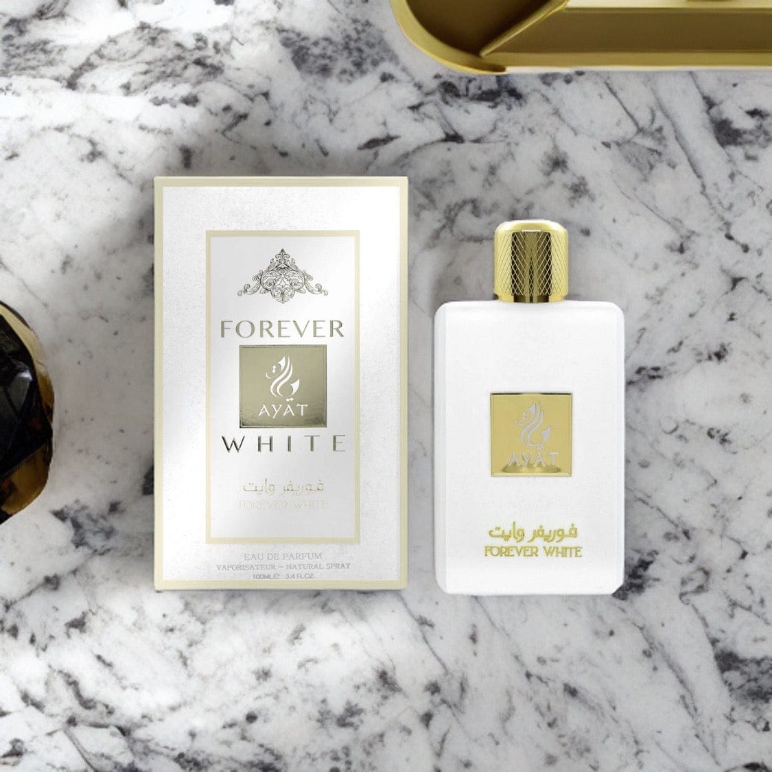 mysamu.co.uk ARABIC PERFUME Forever White Ayat 100ml Eau De For Men Women Perfume Spray