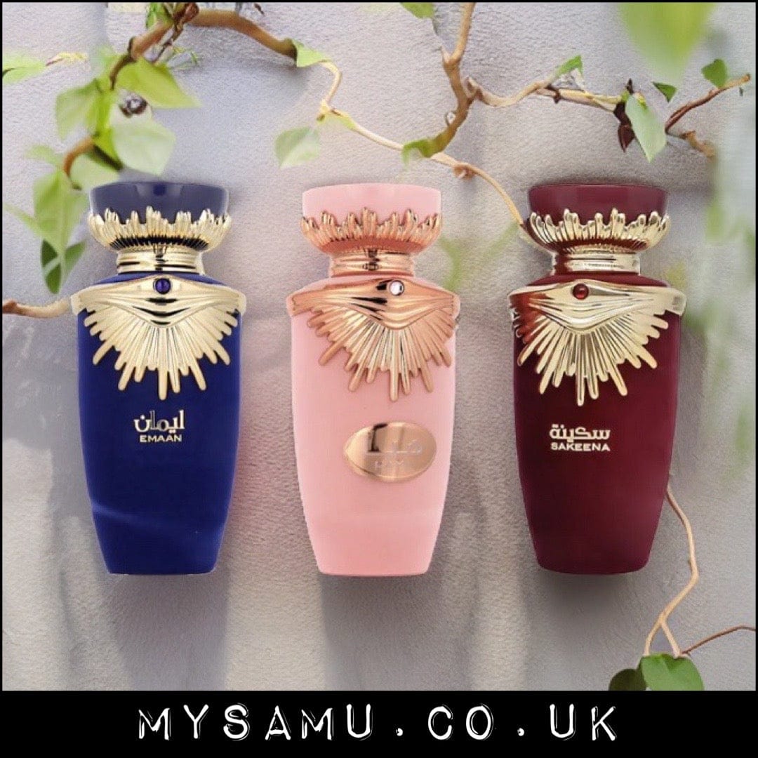 mysamu.co.uk ARABIC PERFUME Haya Natural spray Lattafa Unisex Perfumes 100 Ml EDP Scent Bottle