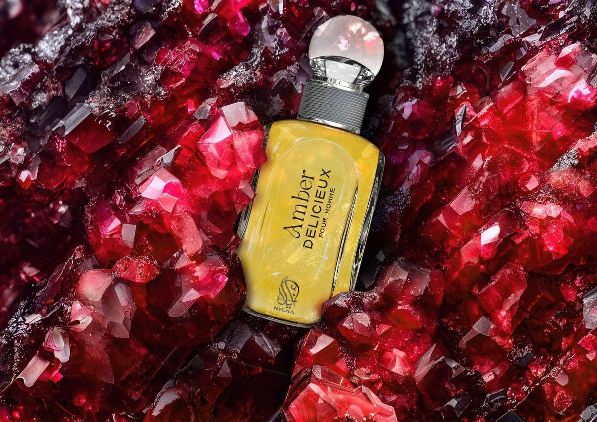 mysamu.co.uk ARABIC PERFUME Men perfume Amber Deliceux 100ml EDP spray | By Nylaa