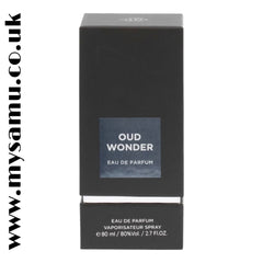 mysamu.co.uk ARABIC PERFUME Unisex Parfum Oud Wonder | Eau De Parfum 80ml | By Fragrance World