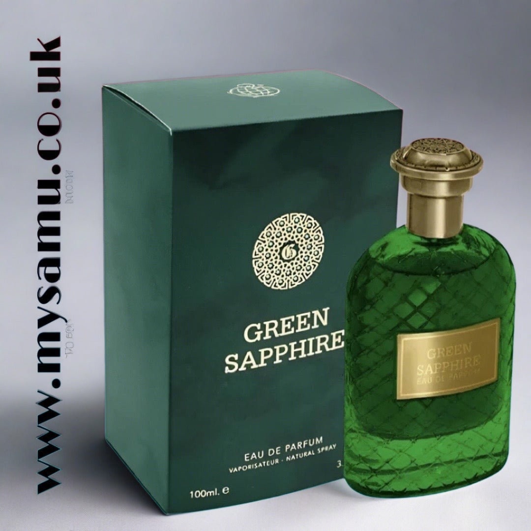 mysamu.co.uk ARABIC PERFUME Unisex Perfume Green Sapphire 100ml EDP Fragrance World
