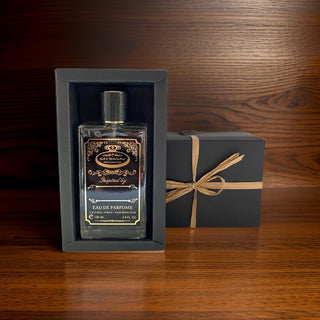 Opulent golden incense and warm spice luxury parfum